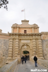 Mdina's main gate