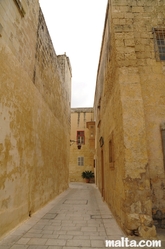 Narrow street of Mdina