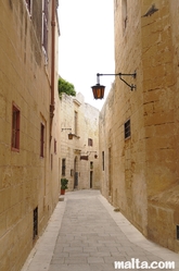 Quiet street of Mdina