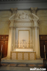 altar in St Paul Anglican Church Valletta