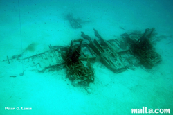 The beaufighter underwater