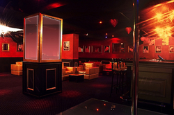 Stylish interior of Darlings club