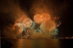 lija fireworks display during fireworks festival