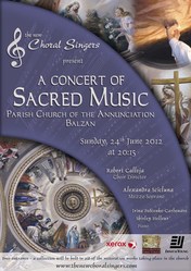 a concert of sacred music poster