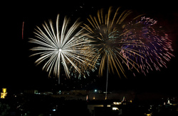 fireworks of the feast in lija